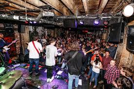 Stylish bar area of The Groove Lounge